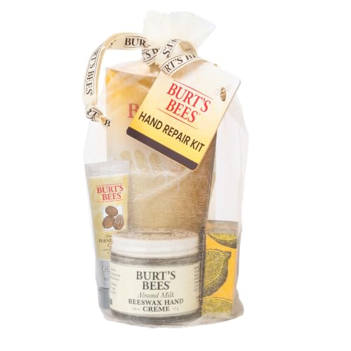 Burt's Bees Hand Repair Gift Set with Gloves - 4 Hydrating Products