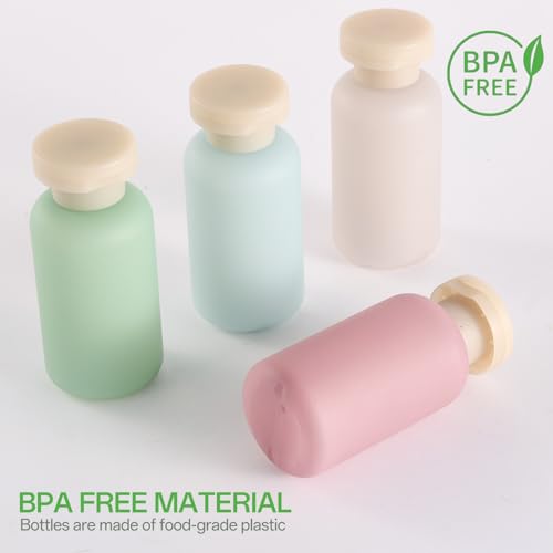 18-Pack Leak-Proof Travel Toiletry Bottles Set - BPA-Free Containers