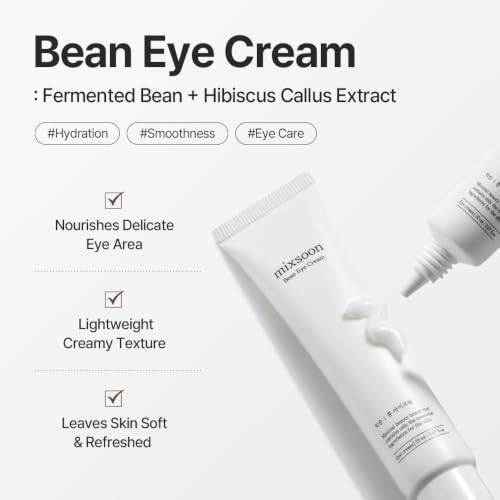 Mixsoon Bean Eye Cream 20ml - Nourishing, Firming for Dark Circles