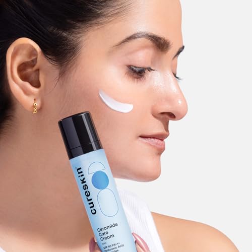 Cureskin Ceramide Moisturizer SPF 40 - Hydrating Facial Cream for All Skin Types