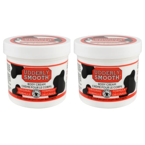 Udderly Smooth Body Cream - 12 oz Moisturizer (Pack of 2)