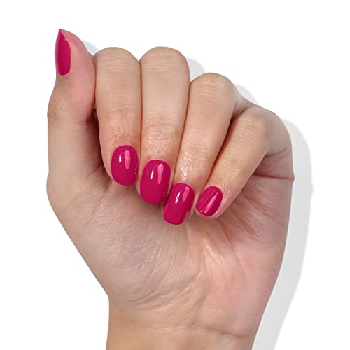 LONDONTOWN UV Gel Nail Polish - Glossy Sangria Purple, Vegan & Non-Toxic
