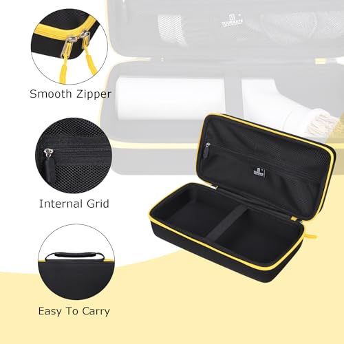Tourmate Hard Storage Case for HOTO Cordless Electric Spin Scrubber - Black & Yellow
