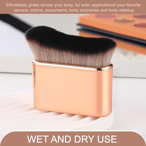KINGMAS Vegan Self Tanner Brush for Smooth Body Makeup Application