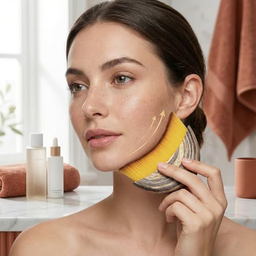 Fiitole Lymphatic Drainage Face Brush for Jawline Sculpting - 3 Pcs Set
