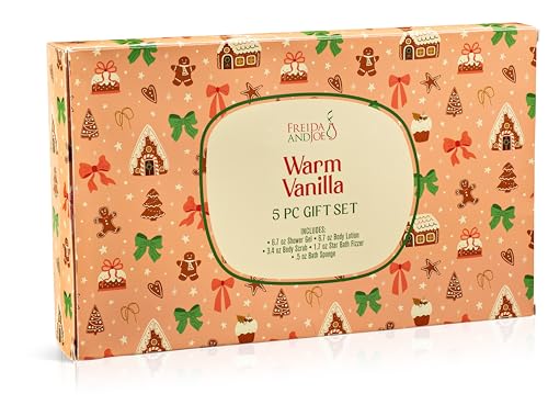 Freida and Joe Warm Vanilla Fragrance Bath & Body Gift Set