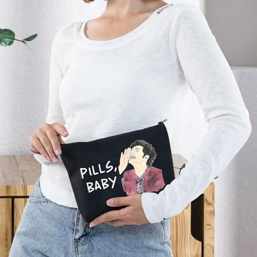 G2TUP Canvas Travel Cosmetic Bag - Pills Baby BL MG Print Zipper Pouch