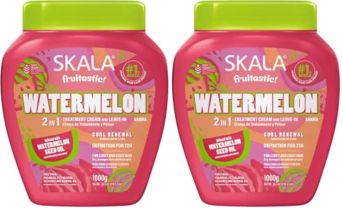 SKALA Watermelon Treatment Cream & Leave-In Conditioner for Curly Hair - 1000g