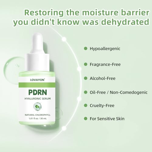LOVAYON PDRN Salmon DNA Hydrating Serum with Hyaluronic Acid & Vitamin B5