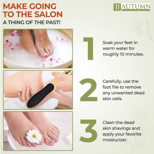 Professional Foot Rasp & Callus Remover - Spa Quality Wooden Pedicure Tool