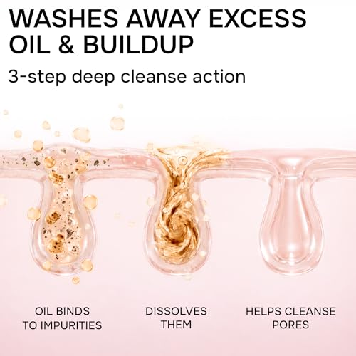 SimplyVital Deep Cleansing Oil for Face - SPF, Buildup & Makeup Remover, Deep Pore Cleansing Oil to Milk - Hydrating Oil Cleanser for Face with Collagen & Centella - Vegan - 6.76 fl oz