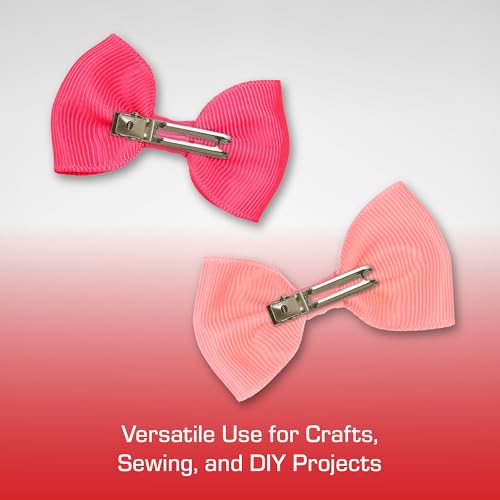 Red by Kiss 80pcs 1.75" Slide-In Hair Clips - Durable Metal Curl Clips (Pack of 2)