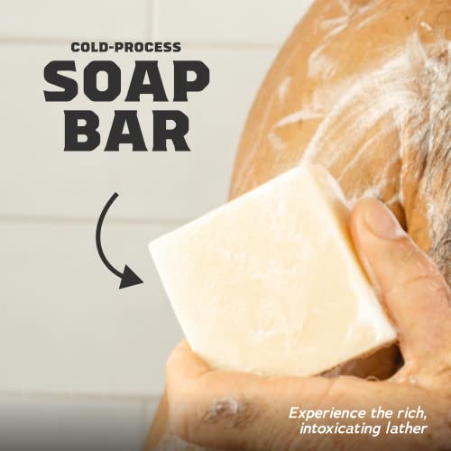 Dr. Squatch Natural Men¡¯s Bar Soap - Cold Process Body Soap Bar with Natural Oils - Gifts for Men - Birchwood Breeze, Fresh Falls & Wood Barrel Bourbon (5 oz, 3-Pack)