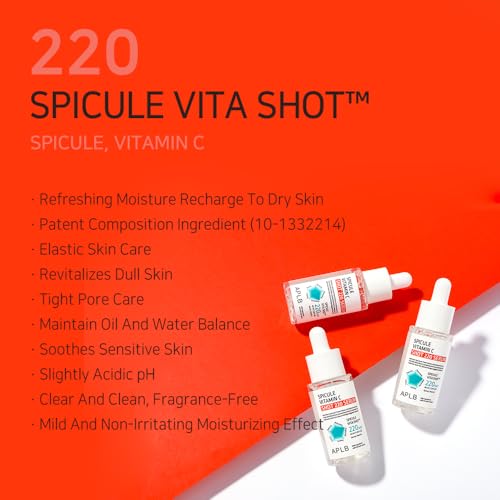 APLB Spicule Vitamin C Shot 220 Serum - Brightening & Exfoliating Skincare
