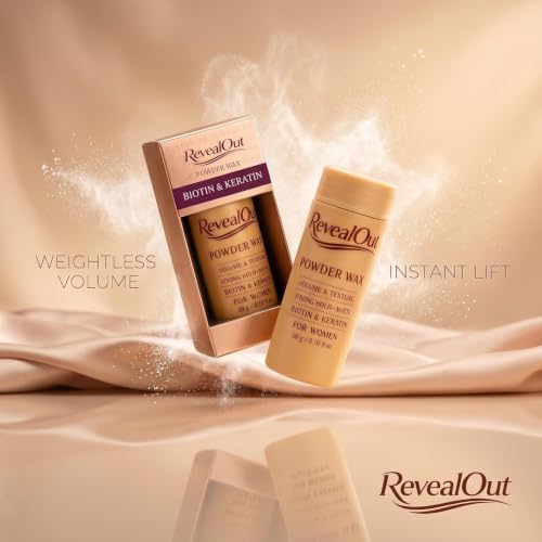 RevealOut Volumizing Hair Powder for Women - Strong Hold Matte Finish with Biotin & Keratin