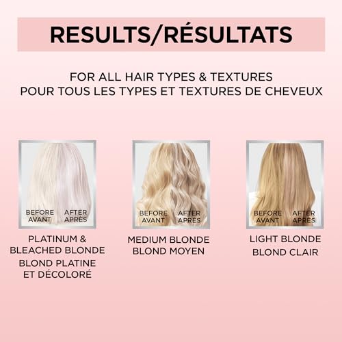 L'Oreal Paris Le Color Gloss Toning Hair Gloss for Bleached Hair, Platinum Pearl, 4 oz