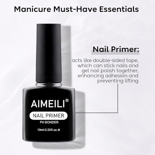 AIMEILI Nail Prep Bond Primer for Gel & Acrylic Nails