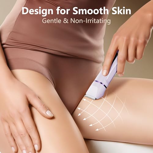 Virelle Purple Se Ver Bikini Trimmer for Women - Electric Razor & Hair Removal Epilator
