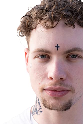 Halloween Temporary Tattoos Set - 10 Hip Hop Designs for Costumes