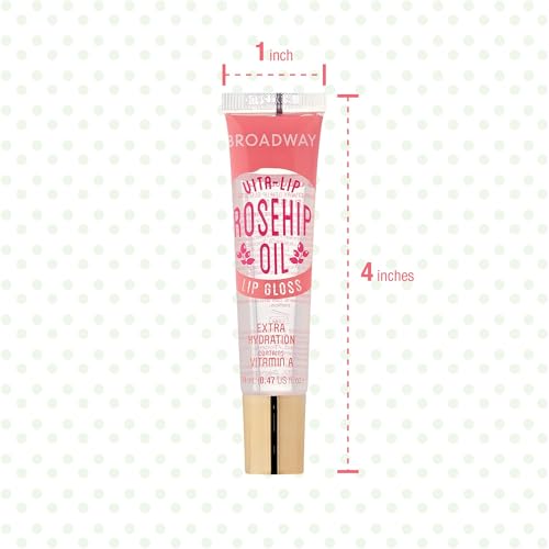 Ruby Kisses Broadway Vita-Lip Clear Lip Gloss, 12 Pack - Hydrating Oil