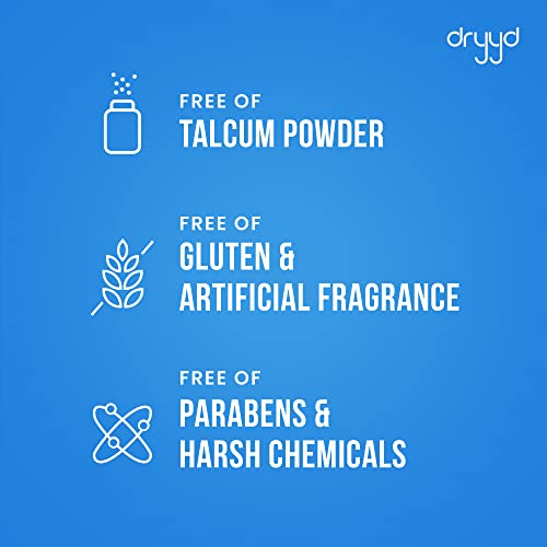 Dryyd Foot Powder Cream – Talc-Free Deodorant with Tea Tree & Peppermint