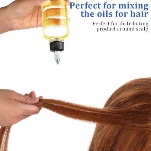 Hair Dye Applicator Bottles 8.5oz - 2 Pack with Graduated Scale