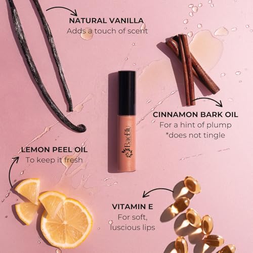 Organic Lip Gloss - Carnation, 100% Natural & Non-Toxic