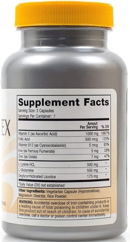 Monoplex Canker Sore Relief Pills - Natural Mouth Ulcer Treatment Supplement