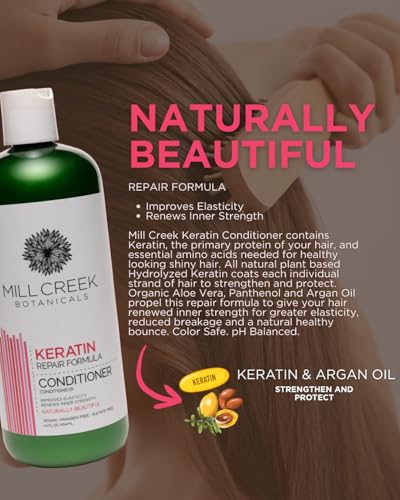 Mill Creek Keratin Conditioner - Natural & Organic 14 oz