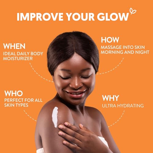 By Nature Glow Vitamin C & Caffeine Body Balm - Hydrating 6.8 oz