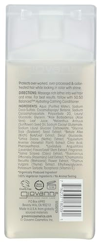 GIOVANNI 50:50 Balanced Hydrating Clarifying Shampoo, 2 Fl Oz