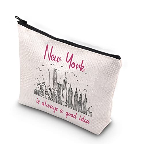 Good Idea NY Bachelorette Party Makeup Bag - Zipper Pouch