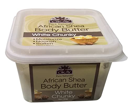 OKAY Shea Butter White Chunky Deep Moisturizing Lotion - 10 Ounce