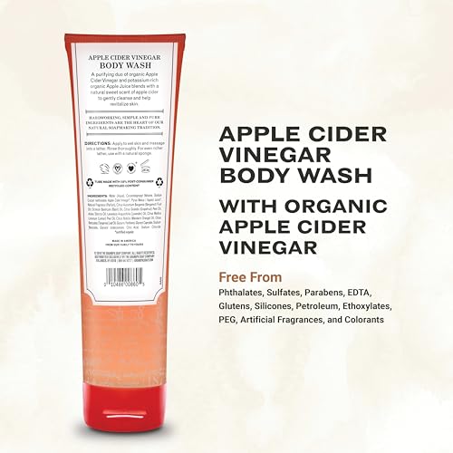 The Grandpa Soap Company Apple Cider Vinegar Body Wash - 2 Pack, Vegan & Natural Skin Revitalizer