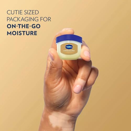 Vaseline Lip Therapy Creme Brulee 0.25 oz (Pack of 6) - Hydrating Balm