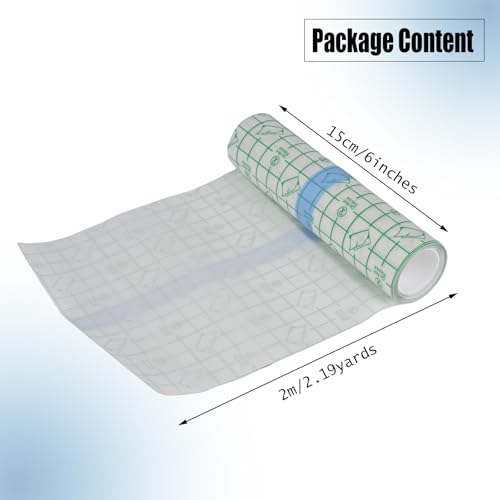 Sotica Waterproof Tattoo Aftercare Bandage - 2 Rolls 6in x 2yd, Second Skin Cover for Healing & Shower