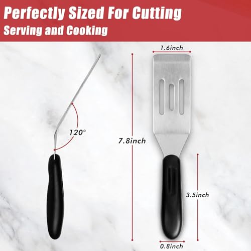 Pampered Chef Mini Serving Spatula - 3 in 1 Stainless Steel Turner & Cutter