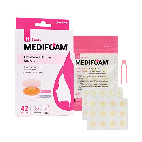 Hydrocolloid Pimple Patch with Tweezer - 42 Count for Acne Care
