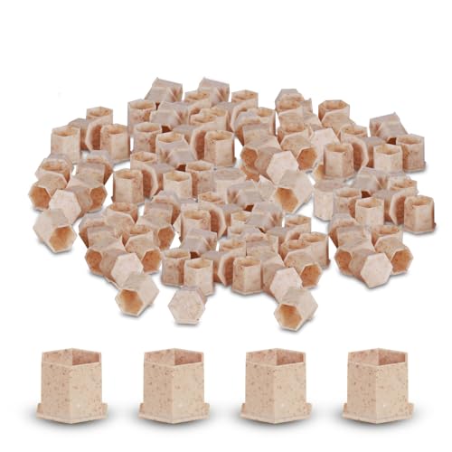 INKin Biodegradable 15mm Large Tattoo Ink Cups, 200 Pcs - Eco Friendly, Disposable