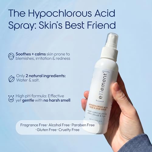 Hypochlorous Acid Spray for Skin - Fragrance-Free Facial Mist (4 oz)
