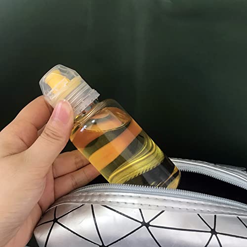 4-Pack Mini Honey Squeeze Bottles - Refillable Condiment Dispensers