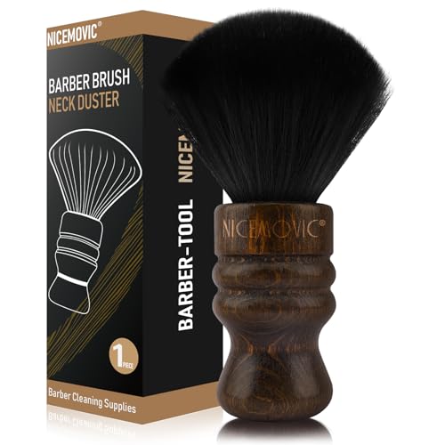 NICEMOVIC Premium Neck Duster Brush for Barbers & Stylists