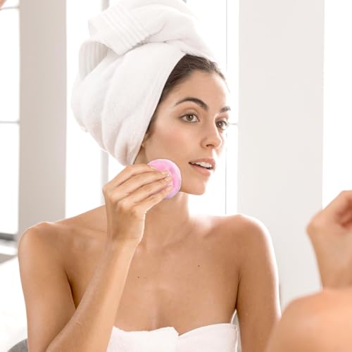 Fluffy Body Powder Pad Set - 4 Reusable Makeup Puffs in 4 Colors