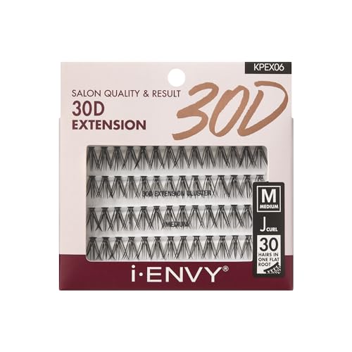 i•ENVY 30D Pre-Fanned Volume Cluster Lashes - J Curl