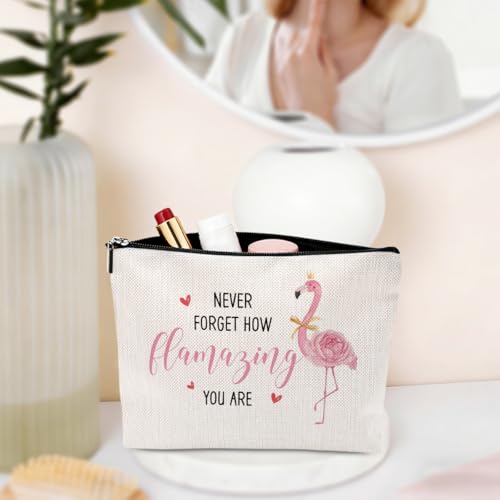 Funny Pink Flamingos Cosmetic Bag Flamingo Gifts Decor Party Supplies