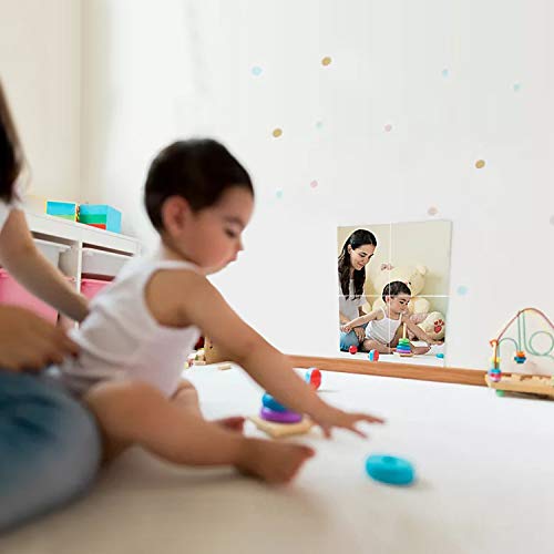 17" x 12" Self-Adhesive Acrylic Mirror Sheet - Lightweight & Shatterproof