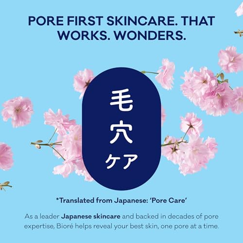 Bioré Blackhead Remover Pore Strips - Deep Cleansing for Nose & Face, 14 ct