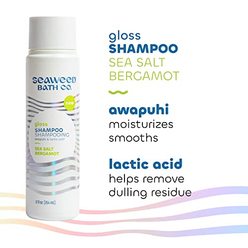 Gloss Shampoo with Sea Salt & Bergamot - 12 oz - For All Hair Types