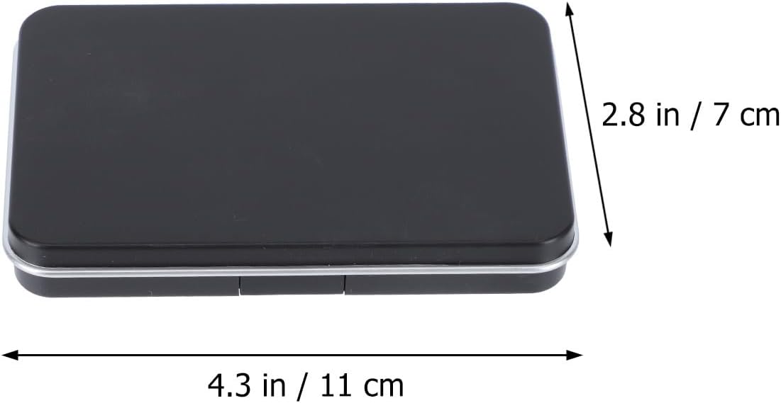 Multi-Function Eyeshadow Storage Box - Portable DIY Makeup Organizer | 4.33x2.75x0.39 In for Travel