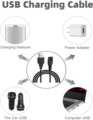 Novah Hair Clipper Charger Cable - 5FT USB Charging Cord